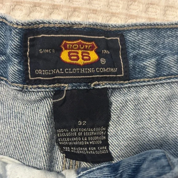 Route 66 Light Blue Women's Denim Shorts - Picture 2 of 4